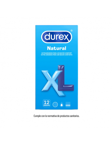 Durex Preservativo Natural XL Easy On...