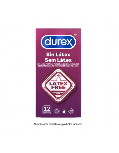 Preservativos Durex Sin Látex 12...