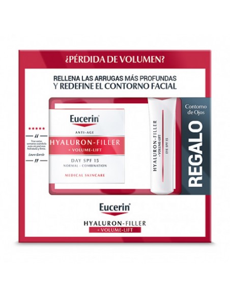 Eucerin Hyaluron-Filler Pack Volume PNM 50 ml Piel Mixta + Contorno Ojos