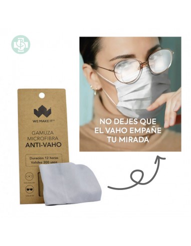 Gamuza antivaho para gafas hasta 300 usos: Ideal para el uso con  mascarillas - Tienda Fisaude
